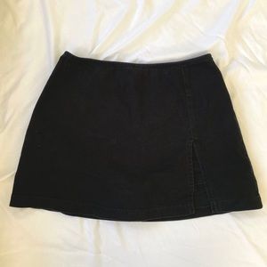 Vintage Black Mini Skirt